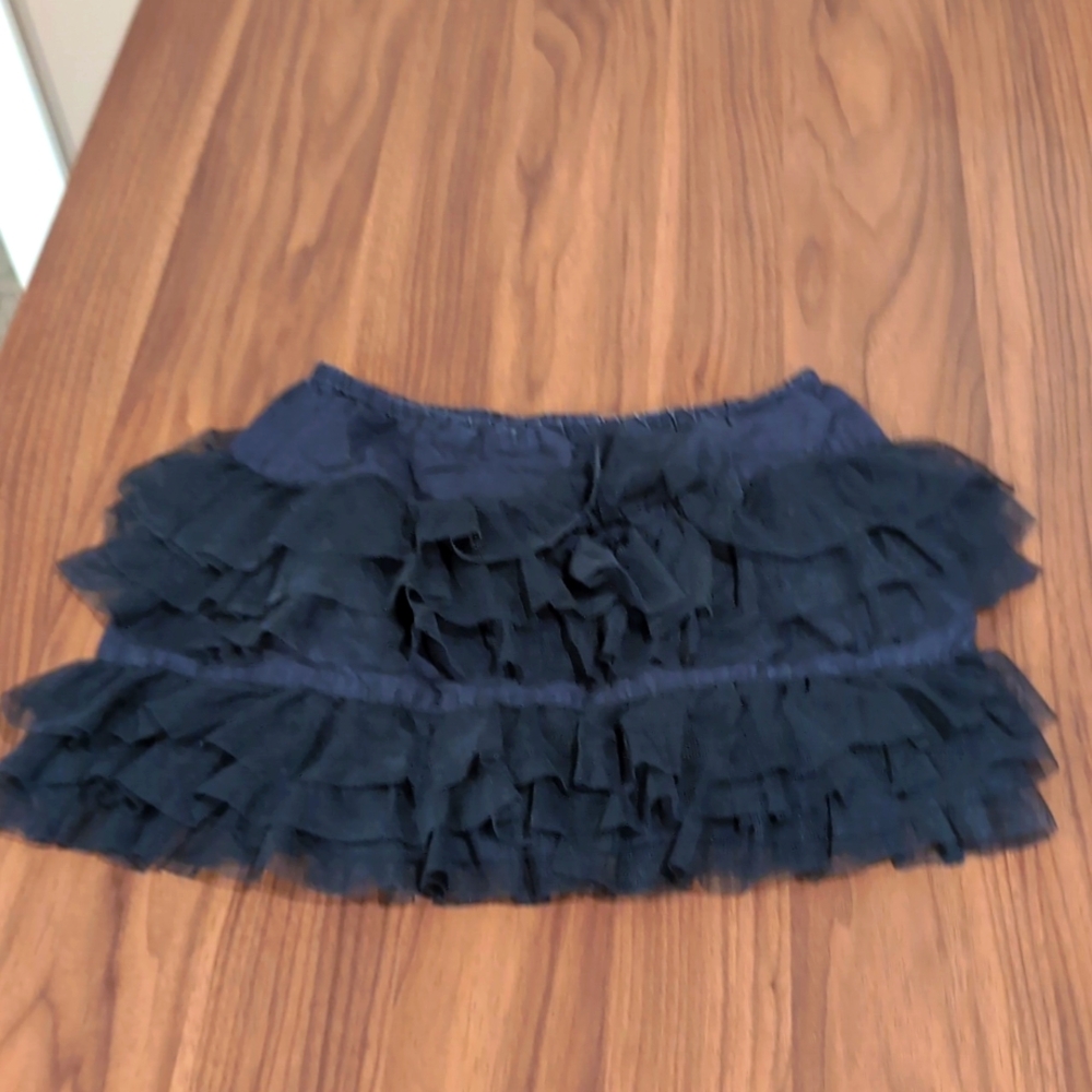 Old navy black layered skirt size 8 kids